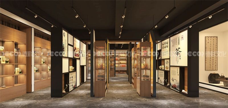 茶文化展館設(shè)計中應(yīng)該考慮哪些展示茶葉與傳統(tǒng)建筑的元素？