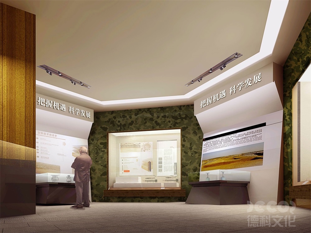 革命遺址紅色展館設(shè)計中如何利用空間和裝飾來營造紅色主題的氛圍？